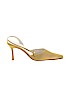 Martinez Valero Gold Heels Size 9 1/2 - photo 1