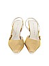 Martinez Valero Gold Heels Size 9 1/2 - photo 2