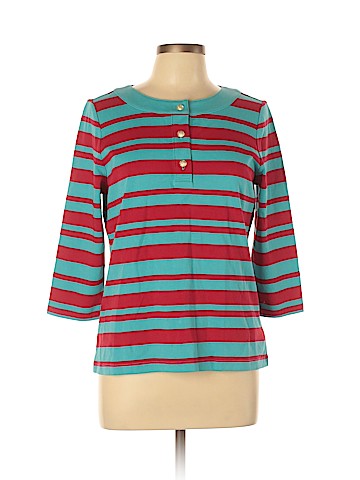 Talbots 3/4 Sleeve Henley (view 1)