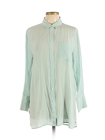 Banana Republic Long Sleeve Silk Top (view 1)