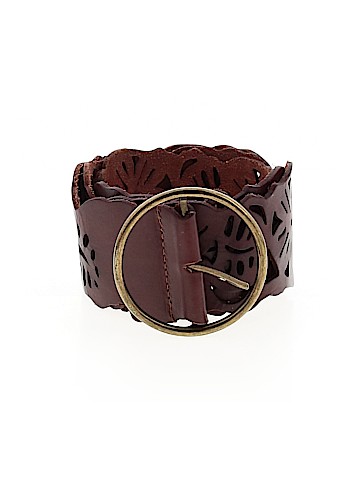 Garnet Hill Leather Belt (view 1)