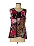 Susan Lawrence Black Sleeveless Top Size M (petite) - photo 1