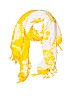 Unbranded Floral Yellow Scarf One size - photo 1