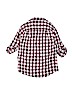 The Children's Place 100% Cotton Checkered-gingham Burgundy Long Sleeve Button-Down Shirt Size 10 - 12 - photo 2