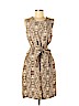 Elizabeth McKay 100% Rayon Brown Casual Dress Size 8 - photo 1