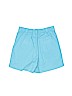 Hanna Andersson 100% Polyester Solid Blue Khaki Shorts Size 140 cm / US 10 - photo 1