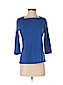 Talbots Blue 3/4 Sleeve Top Size S (petite) - photo 1