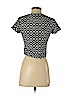 Aqua Black Short Sleeve Top Size XS - photo 2
