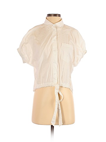 Zara Basic Short Sleeve Blouse (view 1)