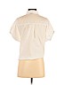 Zara Basic 100% Cotton White Short Sleeve Blouse Size S - photo 2