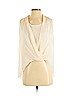 Nicole Miller Artelier 100% Silk Ivory Long Sleeve Silk Top Size P (petite) - photo 1