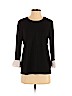 Karl Lagerfeld Paris Black 3/4 Sleeve Top Size S - photo 1
