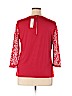 Covington Red 3/4 Sleeve Top Size XL (petite) - photo 2