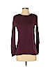 Zara Burgundy Long Sleeve Top Size S - photo 1