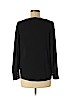 Ann Taylor LOFT 100% Polyester Black Long Sleeve Blouse Size M (petite) - photo 2