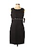 John Roberts 100% Polyester Black Casual Dress Size 8 (petite) - photo 1