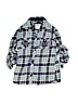 Justice Green Long Sleeve Button-Down Shirt Size 10 - photo 1