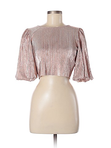 Forever 21 Contemporary Short Sleeve Blouse (view 1)