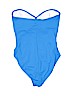 La Blanca 100% Polyester Blue One Piece Swimsuit Size 14 - photo 2