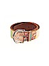Fossil 100% Leather Print Tan Leather Belt Size M - photo 1