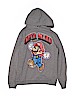 Super Mario Gray Pullover Hoodie Size 14 - 16 - photo 1