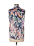 Liz Claiborne 100% Polyester Blue Sleeveless Blouse Size M (petite) - photo 2