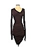 Helmut Lang 100% Micro Modal Brown Cocktail Dress Size P (petite) - photo 1
