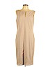 Max Mara 100% Virgin Wool Tan Casual Dress Size EU (IT) 48 / US 12 - photo 1