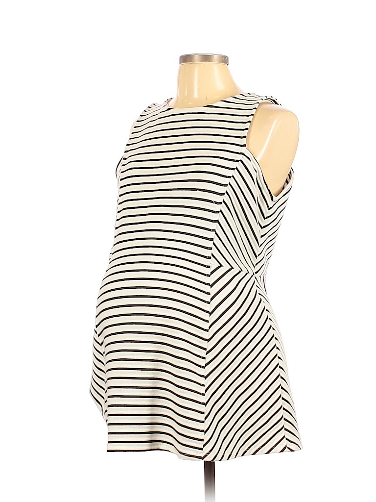 A Pea in the Pod White Sleeveless Top Size L - photo 1
