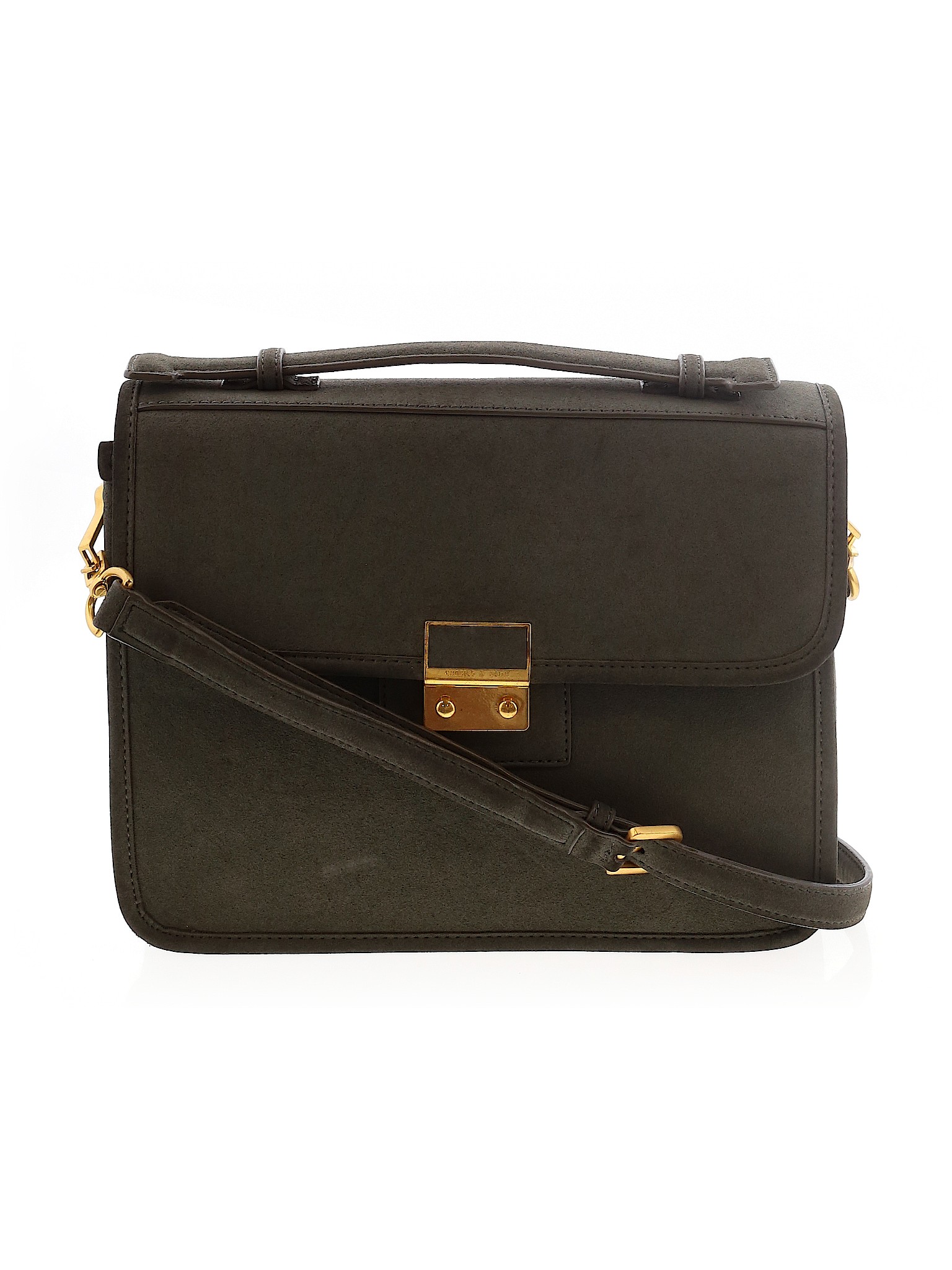 charles and keith dark green bag