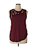 Old Navy 100% Rayon Burgundy Sleeveless Top Size XL - photo 1
