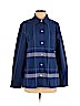 Edun Blue Long Sleeve Button-Down Shirt Size 6 - photo 1