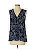Grey by Jason Wu 100% Polyester Blue Sleeveless Blouse Size 2 - photo 1