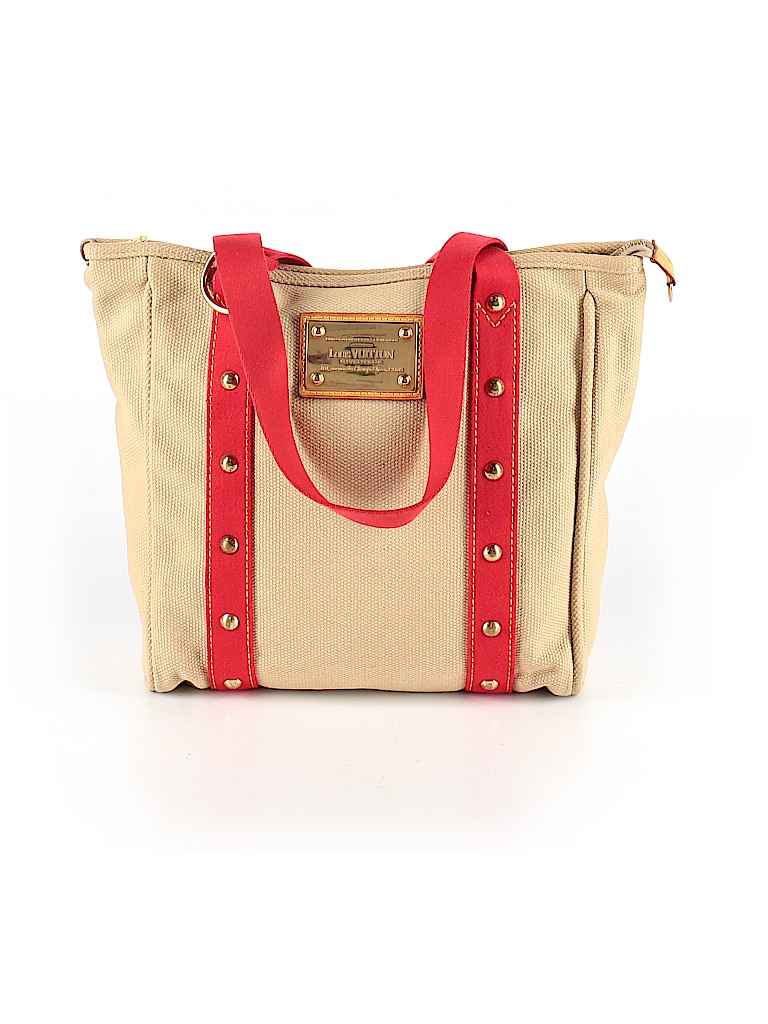 Louis Vuitton Color Block Solid Tan Tote One Size - 30% off | thredUP