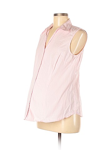 Motherhood Sleeveless Button-Down Shirt (view 1)