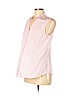Motherhood 100% Cotton Pink Sleeveless Button-Down Shirt Size M - photo 1