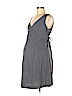 Motherhood 100% Polyester Gray Casual Dress Size M - photo 1