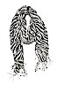 Unbranded Animal Print Black Scarf One size - photo 1