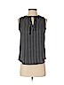 Ann Taylor LOFT 100% Polyester Black Sleeveless Blouse Size XS (petite) - photo 1