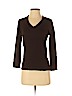 Carolina Herrera Brown Cashmere Pullover Sweater Size S - photo 1