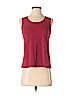 Eileen Fisher 100% Silk Red Sleeveless Silk Top Size S (petite) - photo 1