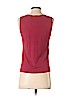 Eileen Fisher 100% Silk Red Sleeveless Silk Top Size S (petite) - photo 2