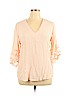 Chelsea28 Pink 3/4 Sleeve Blouse Size XL - photo 1