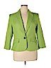 Black Label by Evan Picone 100% Polyester Green Blazer Size 14 - photo 1