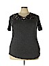 Torrid Gray Short Sleeve Blouse Size 2X Plus (2) - photo 1