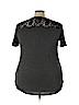 Torrid Gray Short Sleeve Blouse Size 2X Plus (2) - photo 2
