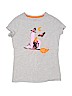 Cat & Jack Gray Short Sleeve T-Shirt Size 10 - 12 - photo 1
