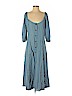Zara 100% Lyocell Blue Casual Dress Size S - photo 1
