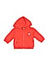 Baby Gap 100% Cotton Solid Orange Zip Up Hoodie Size 3-6 mo - photo 1