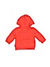 Baby Gap 100% Cotton Solid Orange Zip Up Hoodie Size 3-6 mo - photo 2